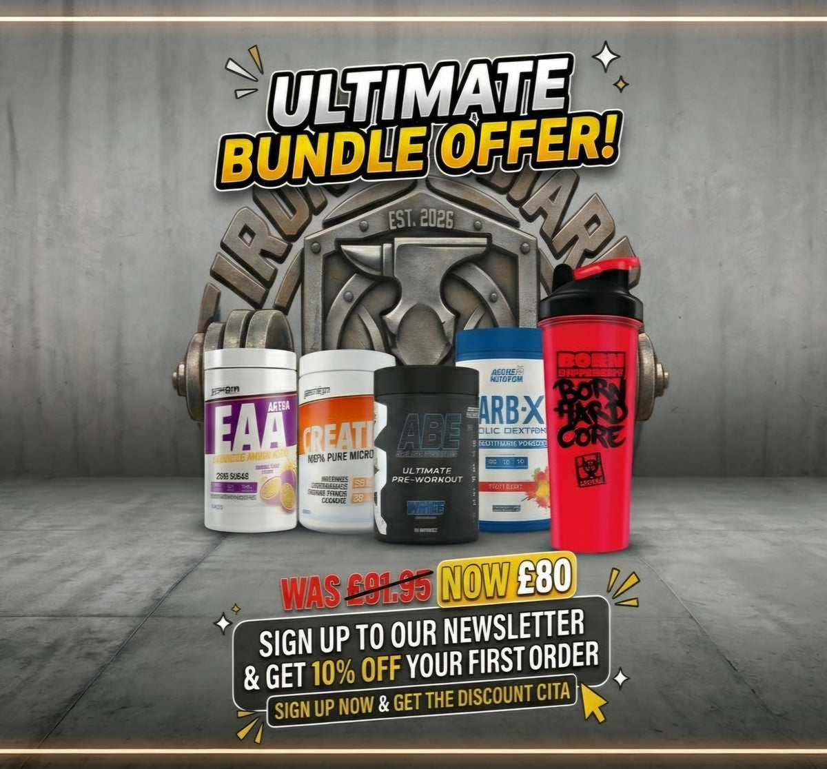 Iron Standard Ultimate Workout -5 item Bundle