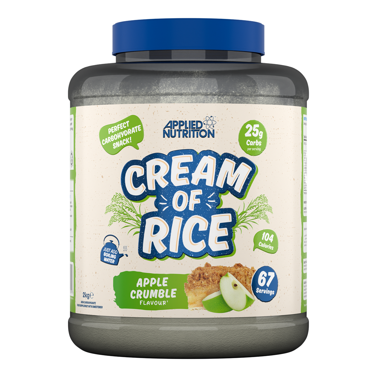Applied Nutrition Cream Of Rice 1kg Toffee Biscuit