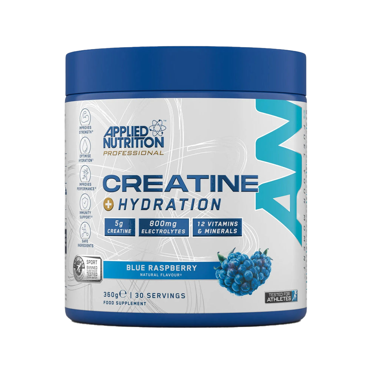 Applied Nutrition Creatine + Hydration 360g Blue Raspberry