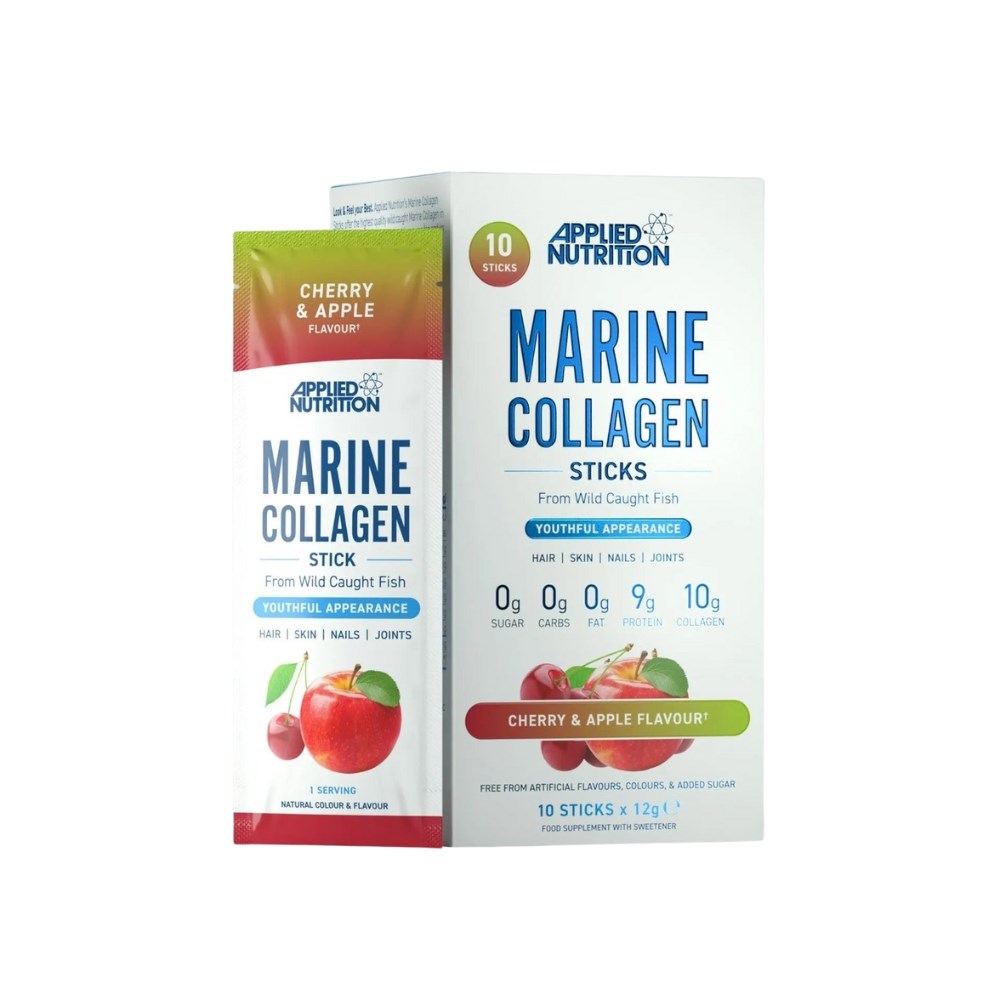 Applied Nutrition Marine Collagen Sticks 12x12g Strawberry Raspberry