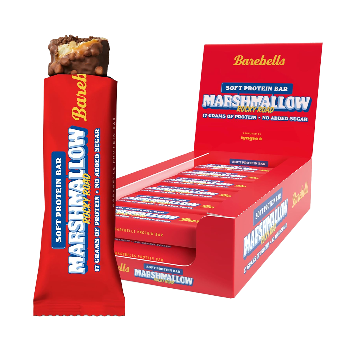 Barebells Soft Protein Bar 12x55g Marshmallow Rocky Road