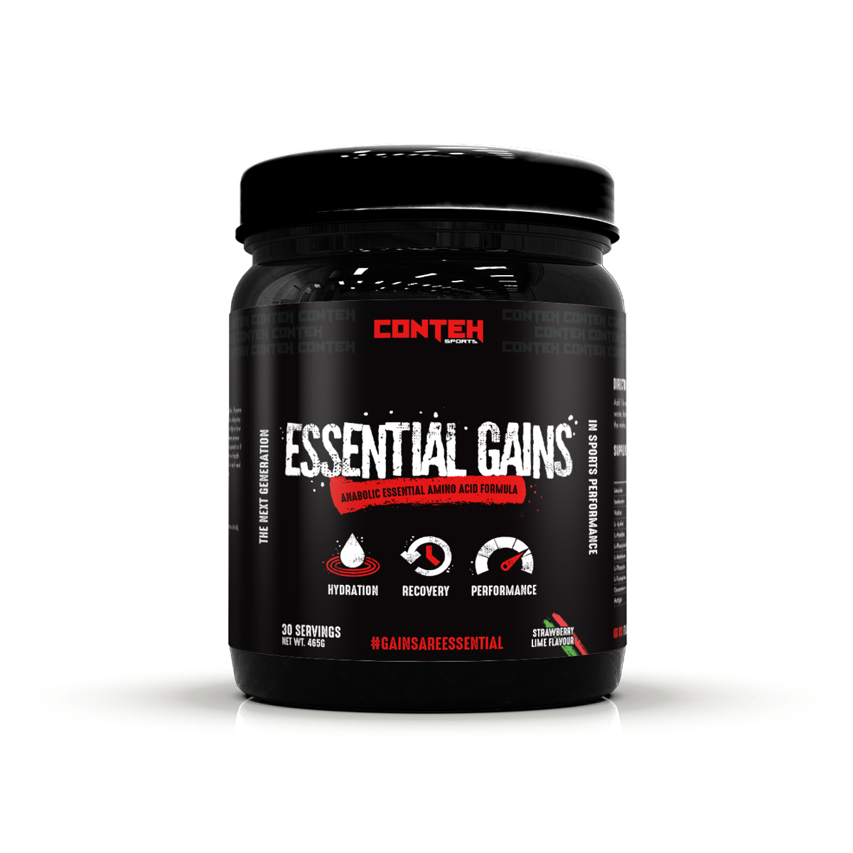 Conteh Sports Essential Gains 465g Cherry & Lime