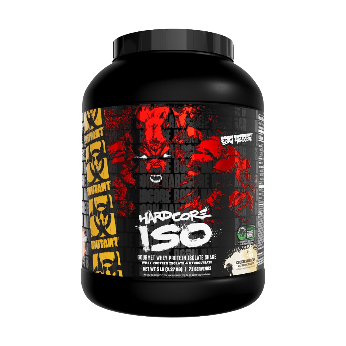 Mutant Hardcore Iso 2.27kg Strawberry Milkshake