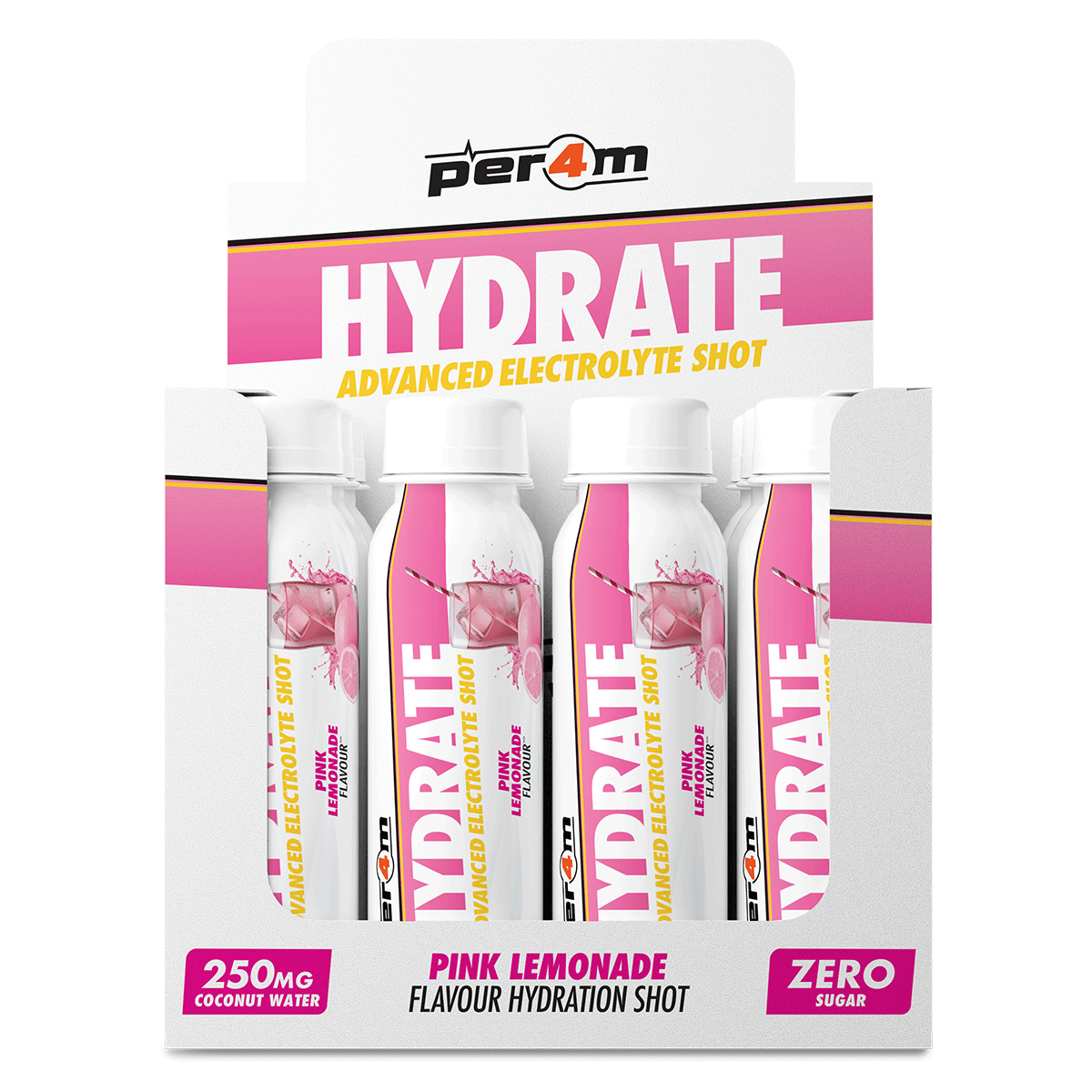 Per4m Hydrate Advanced Electrolyte Shot 12x100ml Strawberry Blackcurrant