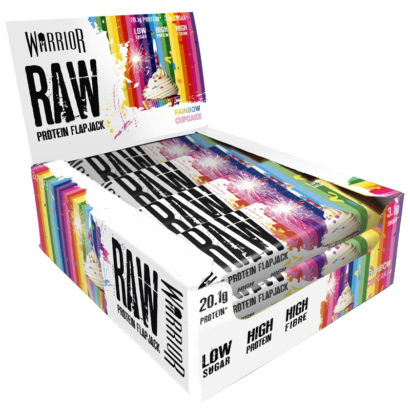 Warrior Raw Protein Flapjack 12x75g Chocolate Orange
